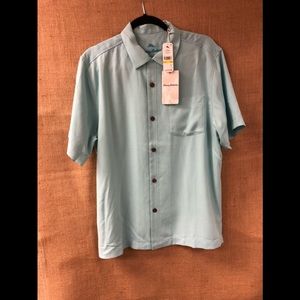 Men’s Tommy Bahama Camp Shirt Royal Bermuda
